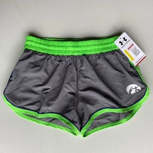 NWT Under Armour Iowa Hawkeyes Running Shorts S